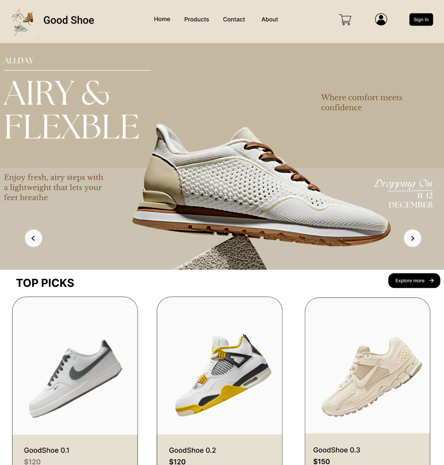 GoodShoe screenshot
